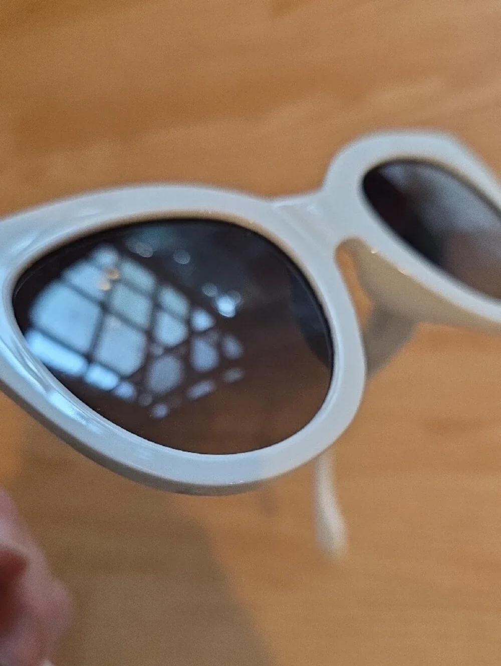 SOJOS Women's White Cat Eye Sunglasses
